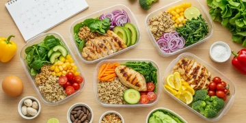 Five healthy make-ahead lunch containers for the work week, ready for meal prep in 2025.