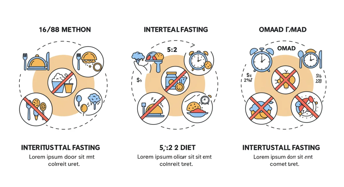 Comparison of various intermittent fasting schedules