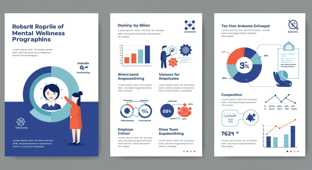 Infographic on positive impact of mental wellness programs