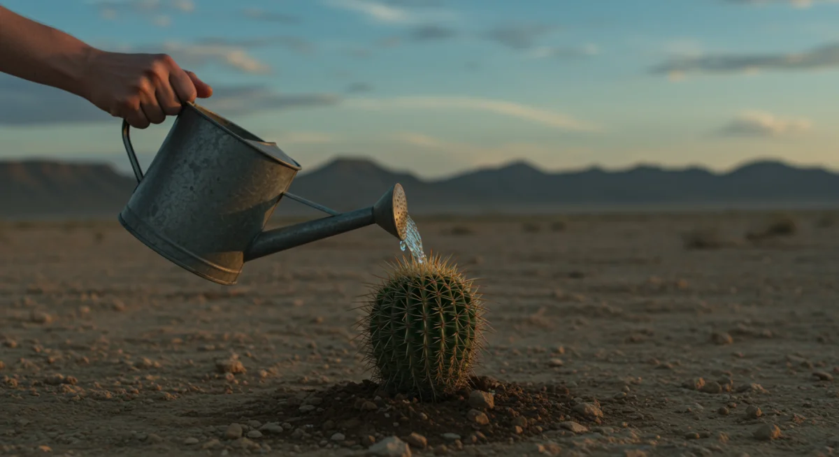 Nurturing mental strength, symbolizing growth and resilience in adversity.