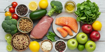 Balanced meal with diverse foods for optimal micronutrient intake